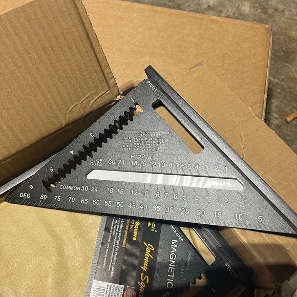 Johnson - 7” Laser Etched Rafter Square - Picture 2 of 2